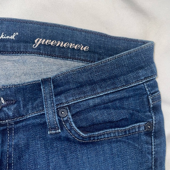 Euc 7 Seven For All Mankind Gwenevere Rise Skinny Zipper Leg Denim Jeans 29 - Picture 7 of 12